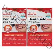 캐나다 덴타골드매니아 60정, 2개