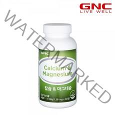 [GNC] 칼슘 앤 마그네슘 60정(30일분), 단품, 단품