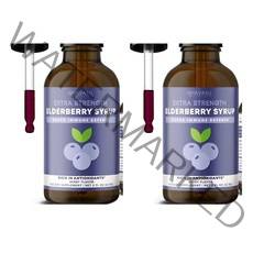 Havasu Nutrition Extra Strength Elderberry Syrup 하바수뉴트리션 엑스트라스트렝스 엘더베리 시럽 2oz(60ml) 2개