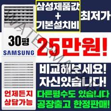 삼성 스탠드에어컨 냉난방기 냉온풍기 15평 18평 23평 30평 40평 [실외기포함] 인버터 업소용 사무용, (냉/난방) 삼성 스탠드형 30평(220v)