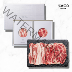 삼초돼지 한돈 선물세트 1kg 삼겹살 목살, 삼겹 250gx2+목살 250gx2/삼목세트