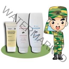 밀릭스 군대 올인원 세트 군인 훈련소 군입대 준비물 선물 스킨 로션 바디워시 선크림