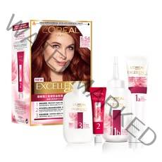 로레알파리 엑셀랑스 크림 염색제, 6.54호 밝은갈색(구리빛), 1개