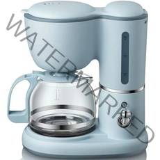 가정용 커피메이커 티슈머신 커피포트 커피머신 S93, 연한 남색