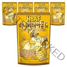 탐스팜 허니버터아몬드, 210g, 5개