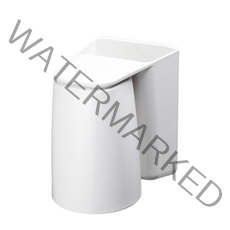 또사자몰 칫솔걸이 칫솔꽂이 자석 양치컵, 화이트, 1개