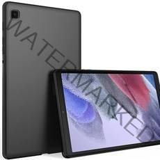 갤럭시 탭 A7 라이트 케이스 2022 PUXICU 슬림 디자인 매트 TPU 고무 소프트 스킨 실리콘 보호 커버 삼성 7 8.7인치 2022 태블릿 (SMT220T225) 블랙, Black