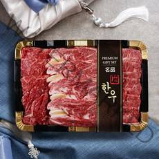 정읍산외한우마을 1등급 한우선물세트, 4번_청룡(1.3kg) 1++등급 구이용 한우선물