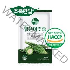 초록한입 국내산 여주 100% 당뇨에 좋은 여주즙 100ml 21포