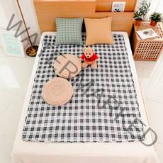 대진전자 프리미엄 EMF 카본 탄소 전기요, 격자 체크 무늬, 110 x 180 cm