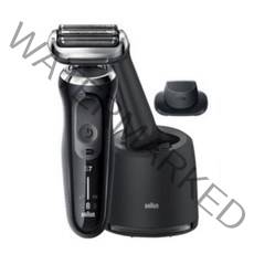 Braun Braun Series 7 남성용 전기 면도기 정밀 수염 트리머 습식 및 건식 충전식 무선 호일 면도기 실버 70-N1200s-25134, 단일옵션, 01.70-N1200