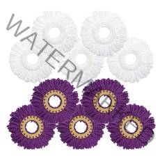 핸드스핀전용걸레 회전밀대걸레 물걸레 밀대전용-5P, 보라-5장