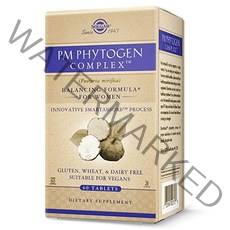 솔가 PM PhytoGen 복합 60정 푸에라리아 미리피카 여성 균형 포뮬러 에너지 대사 신경계 비건 글루텐 프리 유제품 코셔 60인분