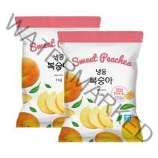 생활N [생활앤] 냉동 복숭아 1kg x 2팩, 단품없음