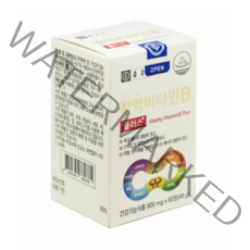 종근당 비타민B 컴플렉스 B군 수용성 비타민비 B1 B2 B5 B6 B12 고농축 고함량 60정 활력비타민, 2개월분