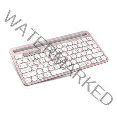 만렙 블루투스 무선키보드, 텐키리스, BK101, 로즈골드