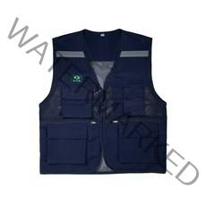 다원 T/C 망사 안전조끼 네이비, 1개