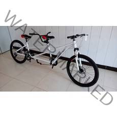 2인용 커플 자전거 한강 유원지 관광 투어링 탠덤 트리플 경치가 좋은 택시 차 디스크, 흰색 비동기