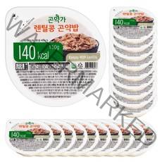 곤약가 즉석밥 렌틸콩 곤약밥 150g x 10/20/30팩 -한 팩당 100분 걷는 효과, 20팩