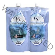 소망 CS 오징어먹물 트리트먼트 컬러 염색약 500ml, 1개, 블랙