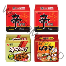농심 신라면10봉+너구리5봉+짜파게티5봉, 20개