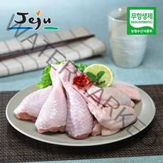 [제주푸드] 청정제주 무항생제 닭(냉장) 다리+날개 각 500g, 단품