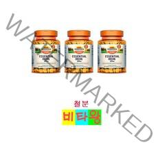 [정품보장]선다운 에센셜 필수 철분제 철분 Sundown 영양제 65mg 120정 X 3병