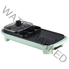 STARRY 3in1 다기능 연기안나는 전기그릴 가정용 대용량 샤브샤브 바베큐 일체형 전기 그릴, 3in1 전기그릴