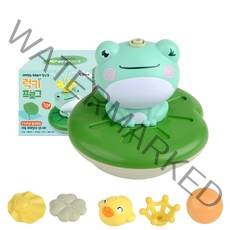 행운이네 럭키프로그 개구리 목욕장난감 5가지 분사모드 목욕놀이 장난감 아기 유아 물놀이
