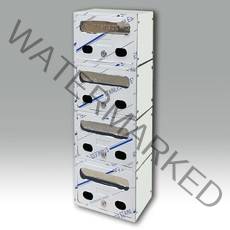 [원진엘앤비] 4단1열(M타입 앞면스텐) 다세대우편함 우체통 우편함