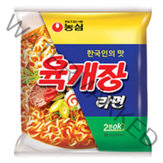 농심 육개장 라면 116g, 6개