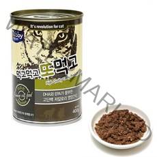 2개 먹고먹고 또먹고 고양이캔 타우린 400g 고양이간식 냥이 애묘 캣 펫 통조림