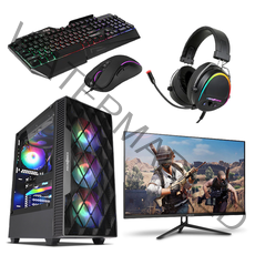초이스컴 컴퓨터 게이밍 조립컴퓨터 올인원 풀세트 모니터포함 고사양PC 오버워치 피파, 기본형, 풀세트 05번 (초이스컴)