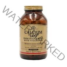 솔가(Solgar) 굴껍질 추출 칼슘 600 영양제 1병 240개 알약, 240정