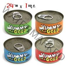 야미야미 골드캔 80g 24개입 고양이간식, 콤보(각 6개씩)