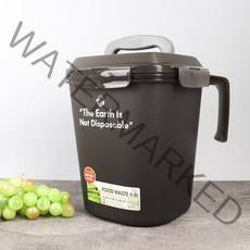 락앤락 음식물쓰레기통 4.8L (그레이) 밀폐식 냄새차단 음쓰통