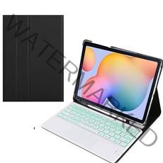 CSHINE 갤럭시탭 LED터치패드 블루투스키보드케이스, 콤비, 갤럭시탭S6 라이트