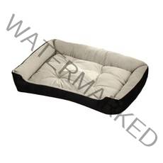 IFTEK 강아지쿠션 애완견 마약방석 소형 대형, A016-SBL 애견뼈방석S 블랙