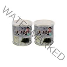 광천김 들기름을 발라 더 고소한 달인 파래 캔김, 2개, 30g