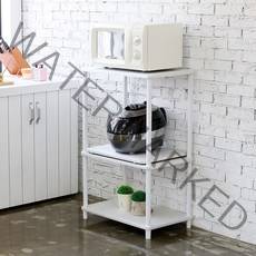 가구레시피 DIY 스마트 렌지대 3단, 화이트