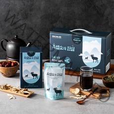 남자 남성용 흑염소 즙 진액 엑기스 흙염소 한마리 염소고기 HACPP 해썹 인증 아라키돈산 보약 보양식 한방약재 야관문 황기 무항생제 haccp인증 기력보충 30포, 2박스, 80mlx30포