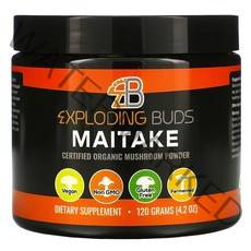 Exploding Buds 익스플로딩 버즈 잎새 버섯 머쉬룸 가루 파우더 Maitake Mushroom Powder 120g