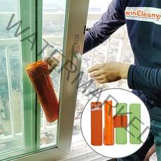 윈클리니 베란다창문청소 유리창청소도구, w_4p