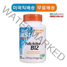 닥터스베스트 풀리 액티브 B12 1500mcg 베지 캡, 60개입, 1개