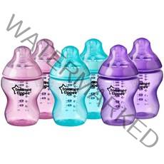 Tommee Tippee Baby Bottle 토미티피 젖병 핑크 260ml 6개입