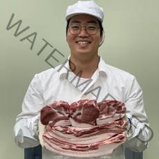 보물섬 제주 흑돼지 삼겹살 오겹살 목살 돈마호크 안심 앞다리, 5cm 수육용, 1kg