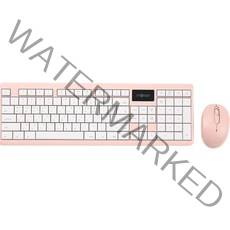 레드빈 저소음 디저트 무선 키보드 마우스 세트, 마카롱핑크, 마우스(A15C-M), 키보드(A15C-K)