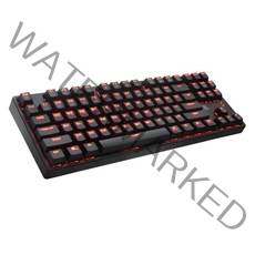 COX 교체축 기계식 단일 LED 텐키리스 게이밍 유선키보드 적축, CK250, 블랙