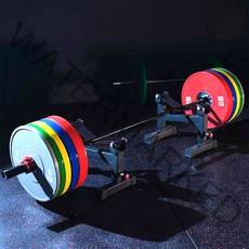 로우락 슬링데드랙 높이조절 거치대 데드리프트렉 데드랙 슬링 랙 바벨 받침대 소음방지, 1세트(2개)