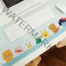 카카오프렌즈 마우스패드 라이언 어피치 춘식이 죠르디 니니즈 캐릭터 굿즈 가벼운 대형 데스크 매트 핑크 다이소 장패드, 장패드 리틀카카오프렌즈(1), 제품선택